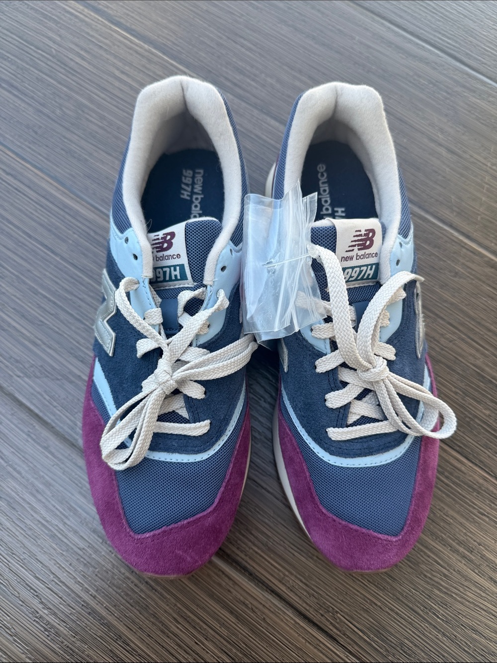 New Balance Navy, Purple & Light Blue 997H Sneakers
